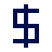 Dollar Symbol Blue